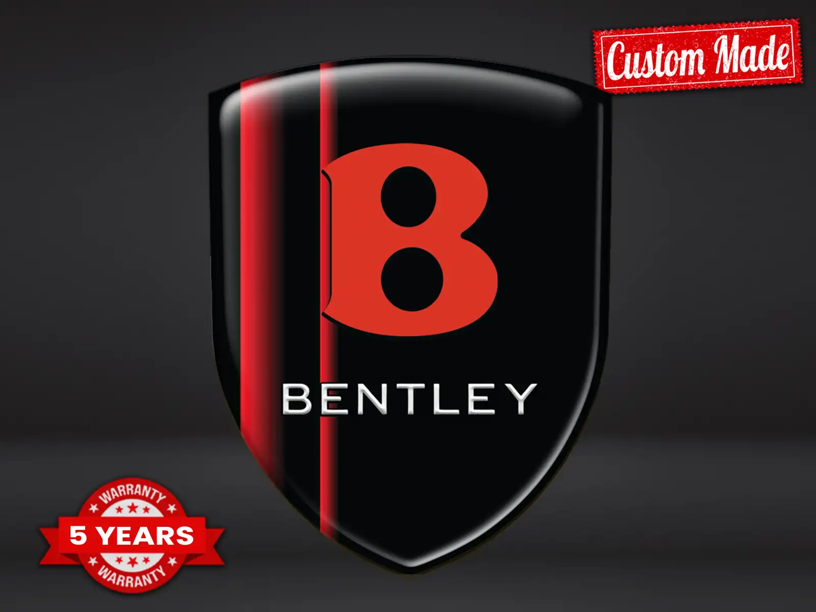 Bentley Logos Silicona Auto Edición Tuning Alta Calidad